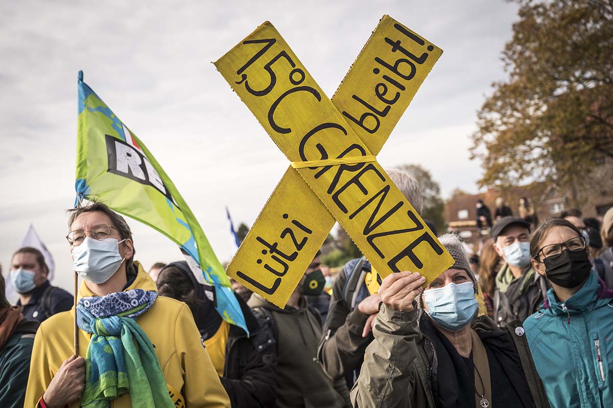 Vor Lützerath verläuft die 1,5 Grad Grenze: Array