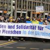 Protest gegen russischen Überfall auf die Ukraine:    Array