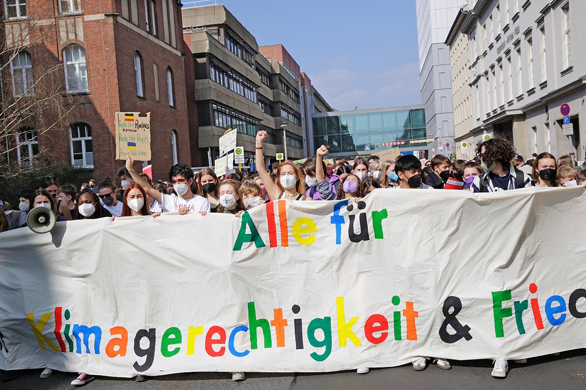 10. Globaler Fridays For Future Klimastreik, Berlin 25.03.2022: Array