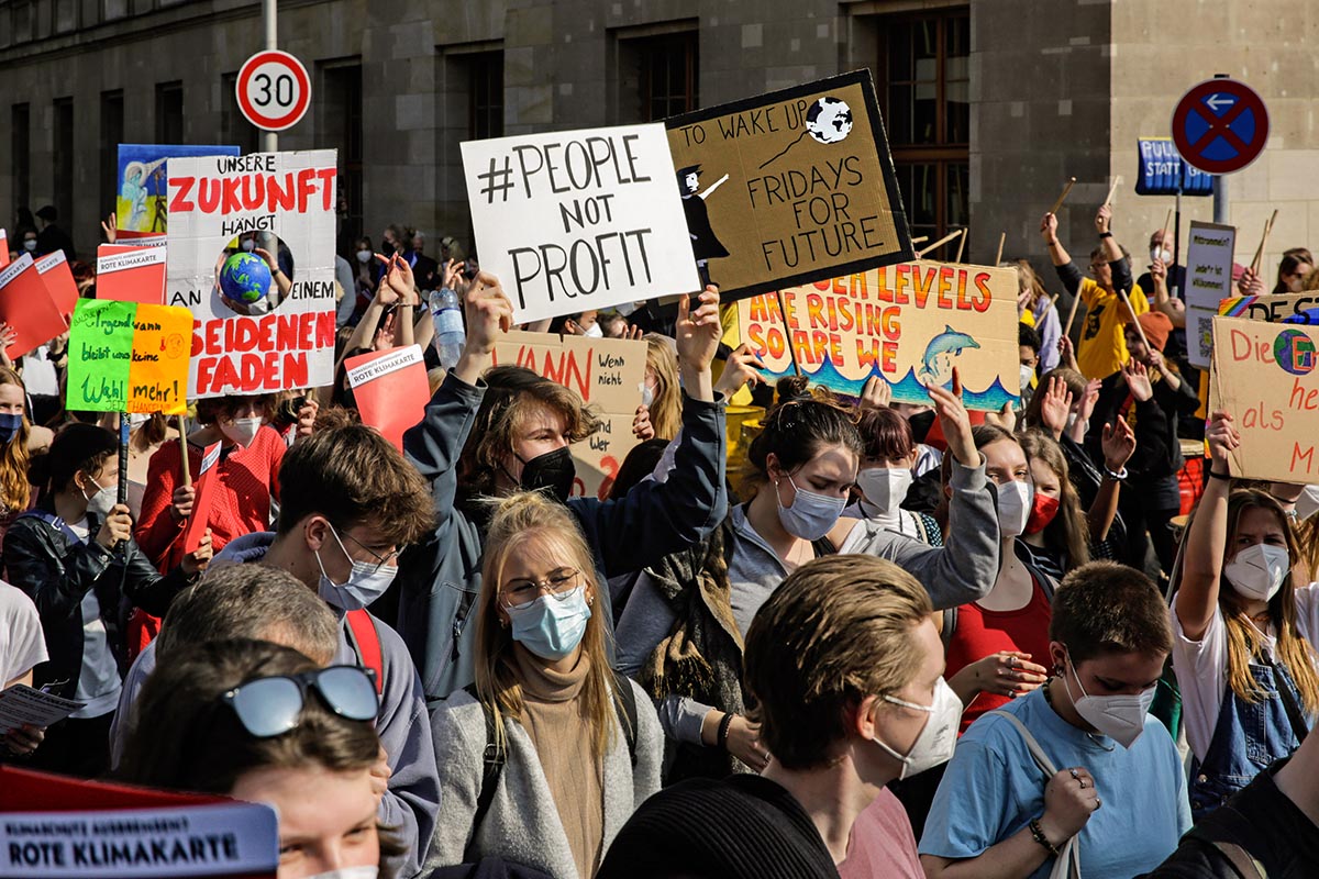 10. Globaler Fridays For Future Klimastreik, Berlin 25.03.2022: Array