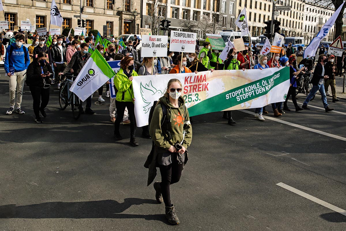 10. Globaler Fridays For Future Klimastreik, Berlin 25.03.2022: Array