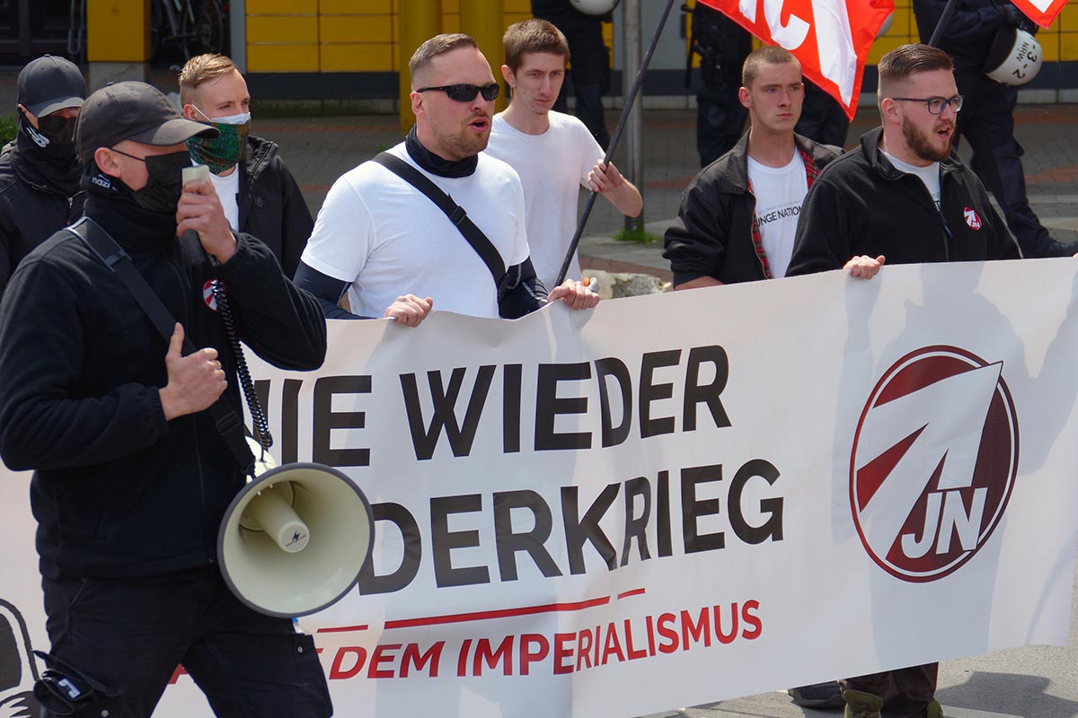 NS-Demonstration in Dortmund zum 1. Mai 2022: Array