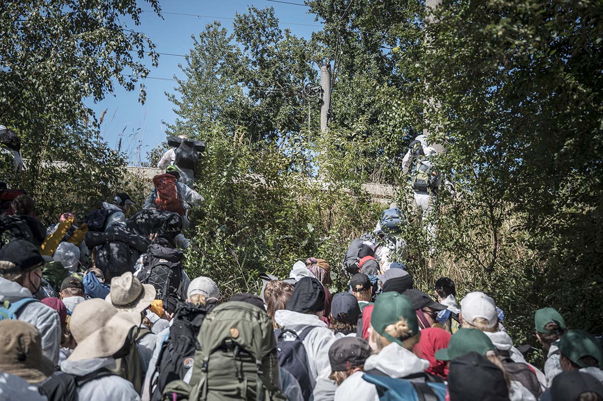 Ende-Gelände Proteste in Hamburg: Array