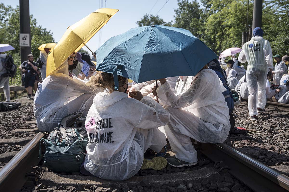 Ende-Gelände Proteste in Hamburg: Array