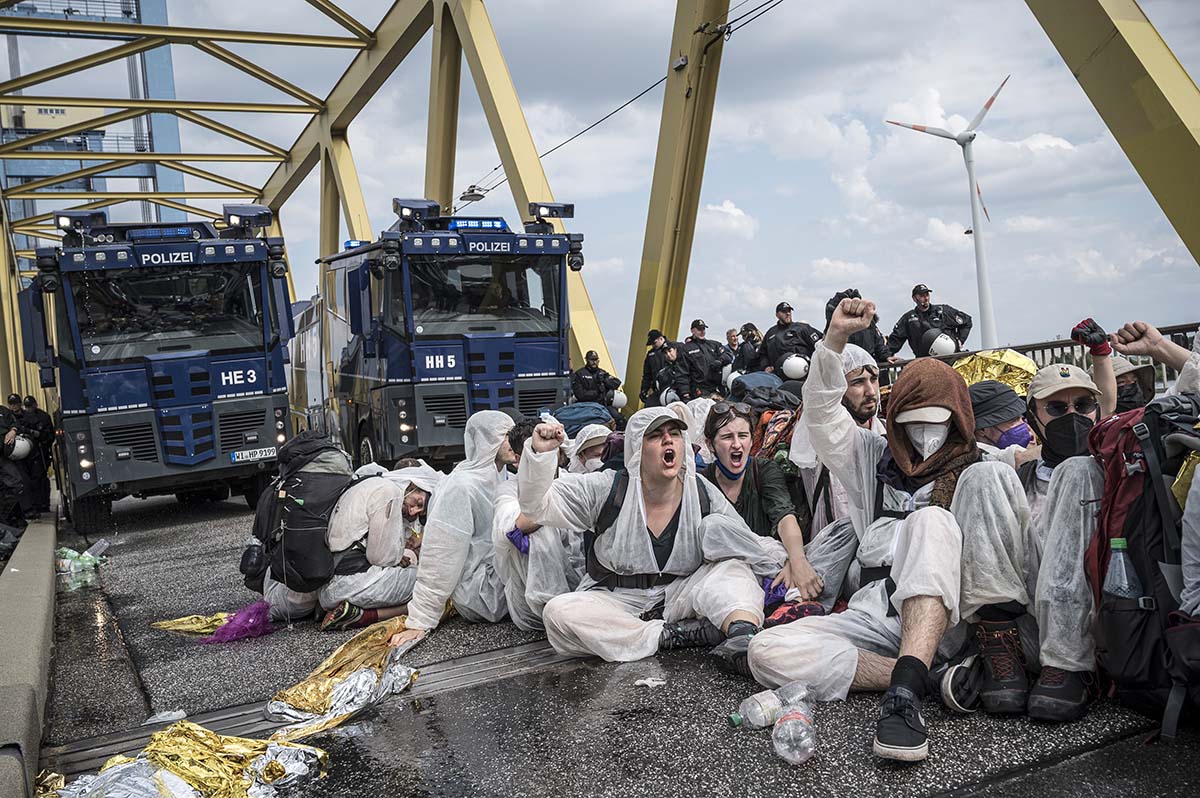Ende-Gelände Proteste in Hamburg: Array