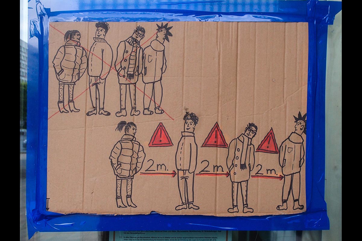 Abstand? Wer will denn sowas?  die Regeln, die ganz besonders verhasst ist: 