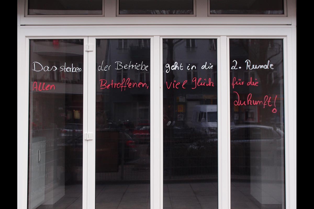 Auch die Gastronomie macht hohe Verluste.: 