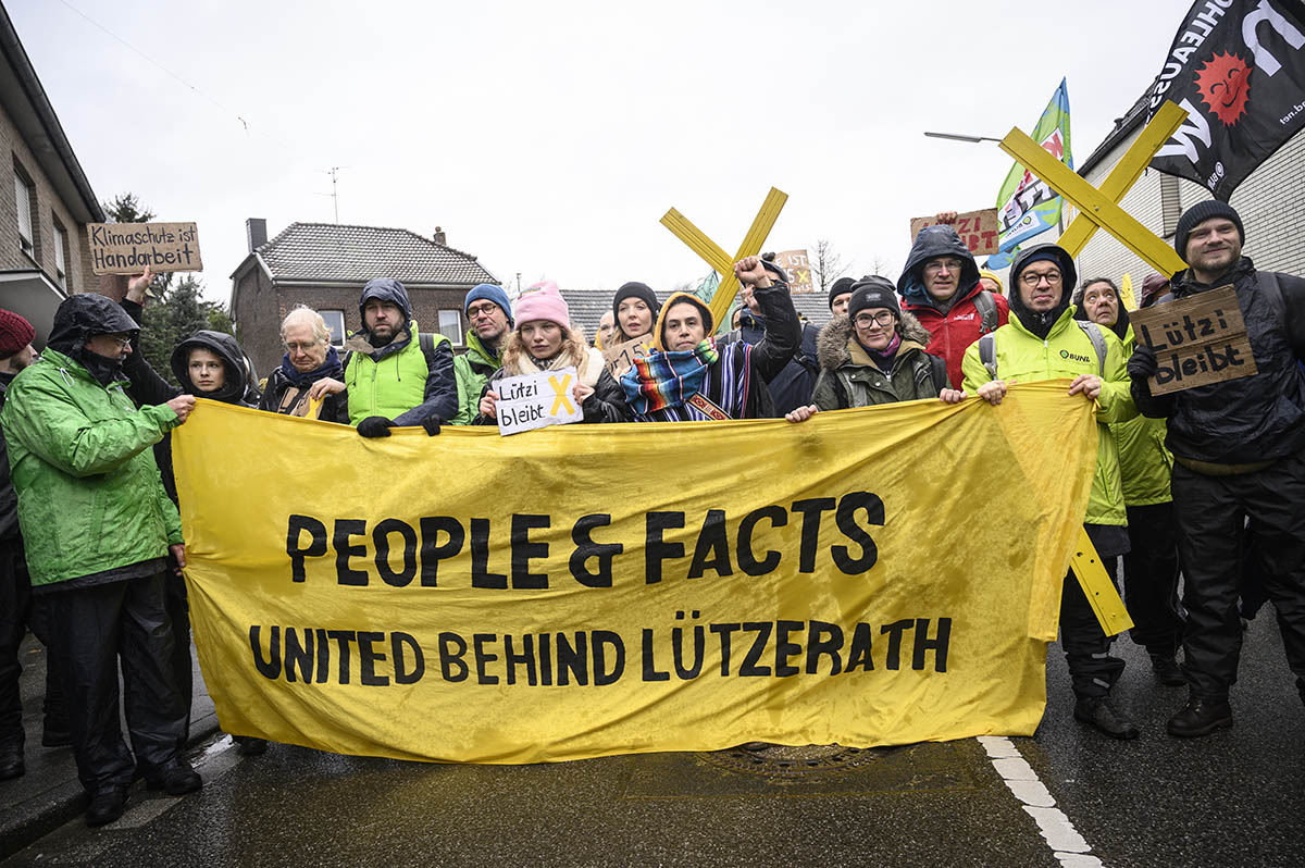 Demonstration gegen Räumung von Lützerath: