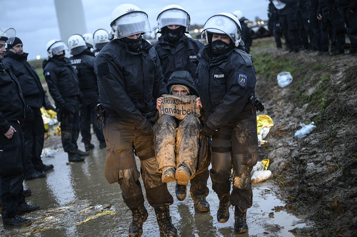Demonstration gegen Räumung von Lützerath: