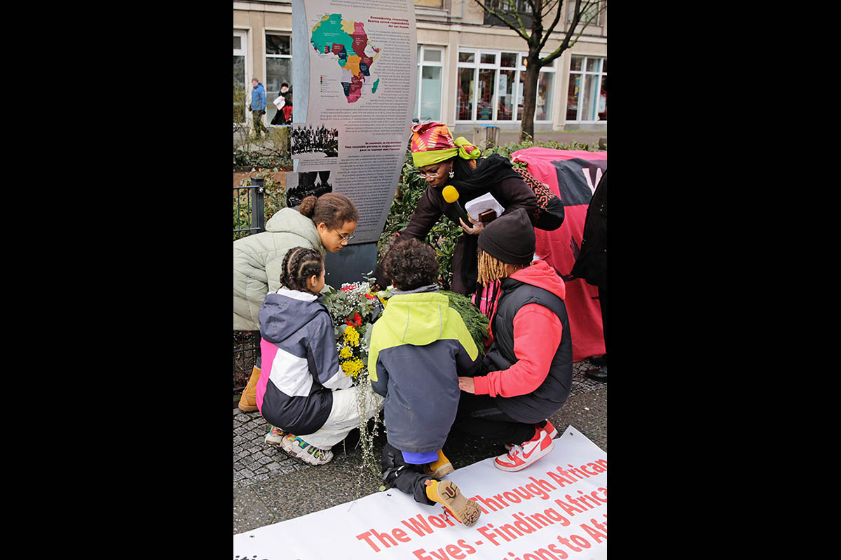 17. Gedenkmarsch zu Ehren der afrikanischen/Schwarzen Held*innen und Opfer der Maafa, 25.02.23: Array
