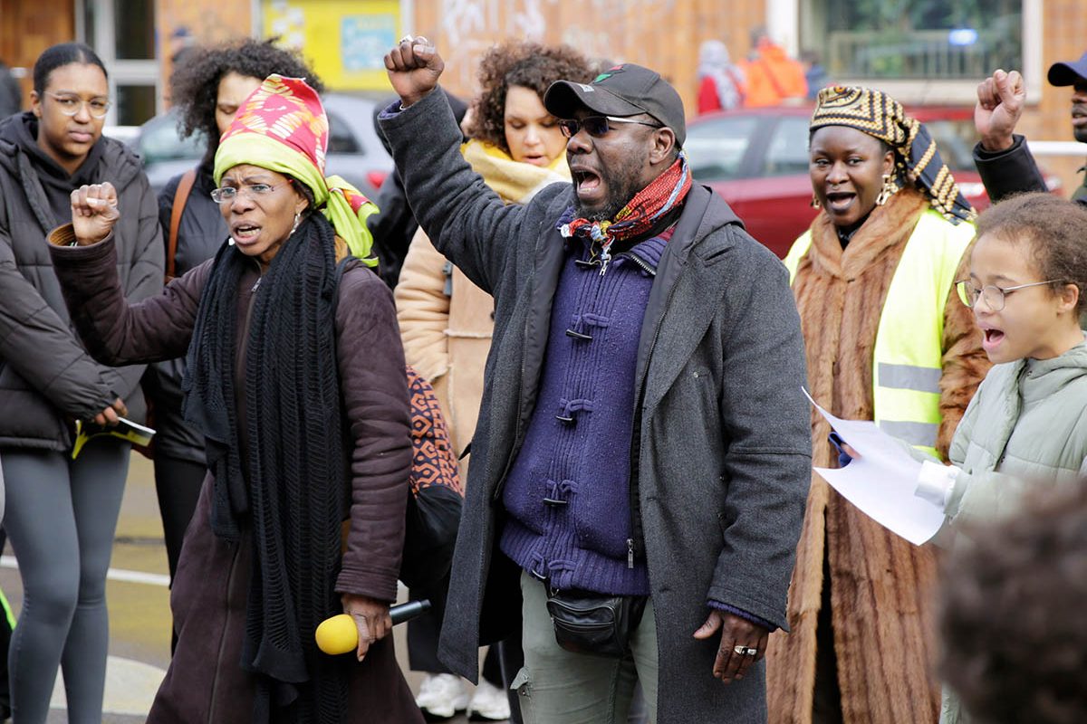 17. Gedenkmarsch zu Ehren der afrikanischen/Schwarzen Held*innen und Opfer der Maafa, 25.02.23: Array