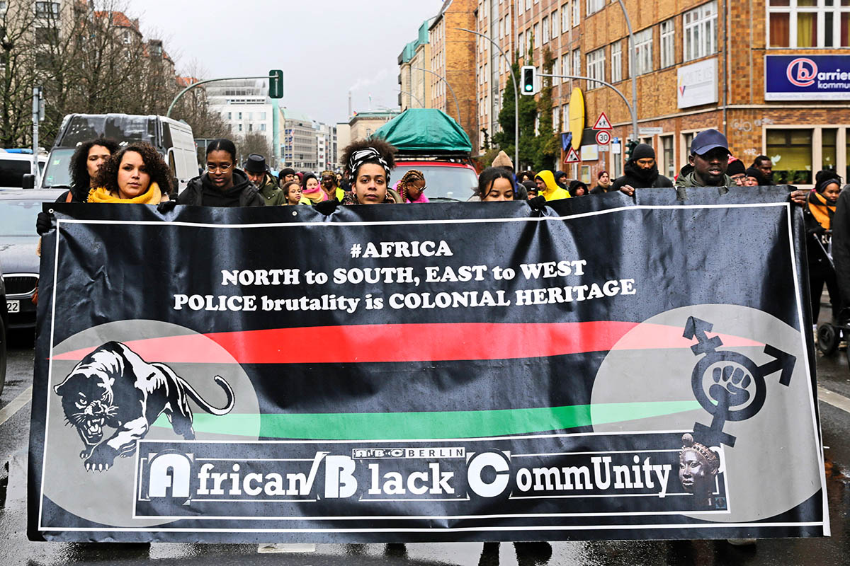 17. Gedenkmarsch zu Ehren der afrikanischen/Schwarzen Held*innen und Opfer der Maafa, 25.02.23: Array