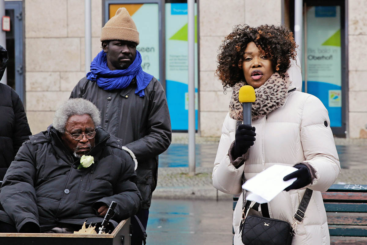 17. Gedenkmarsch zu Ehren der afrikanischen/Schwarzen Held*innen und Opfer der Maafa, 25.02.23: Array