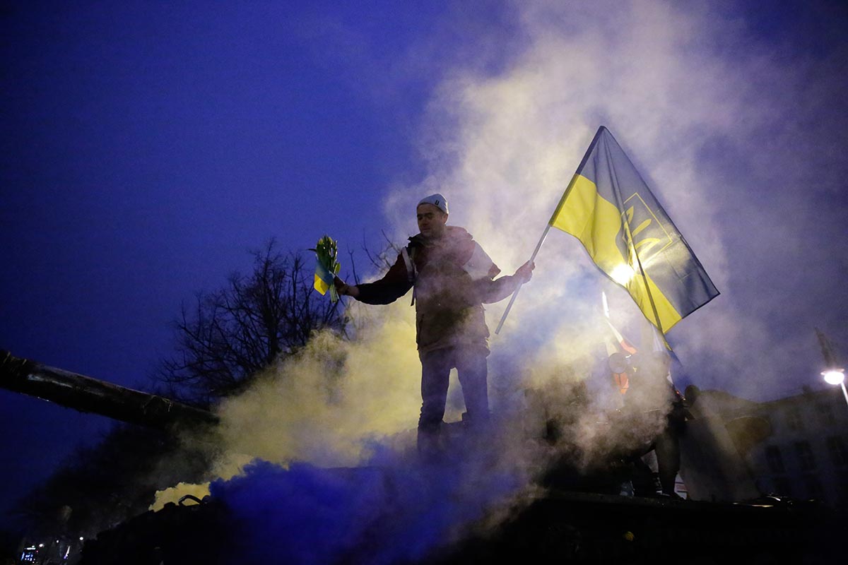 Full Scale Freedom Demo für die Freiheit der Ukraine, Berlin 24.02.2023: Array