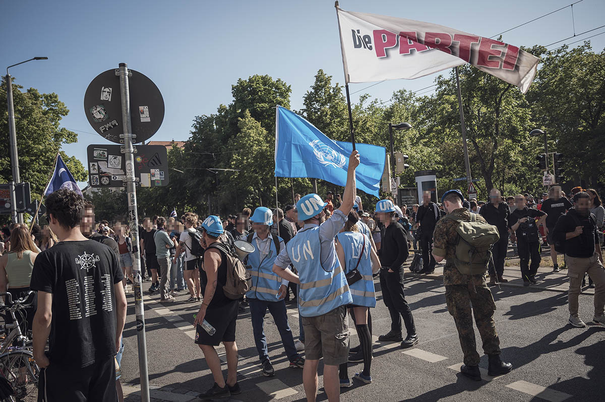 Proteste am 03.06. in Leipg Südvorstadt und Connewitz für Verammlungsfreiheit und Lina E.: