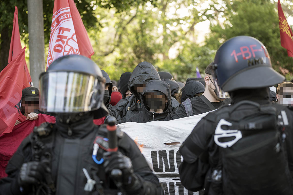 Proteste am 03.06. in Leipg Südvorstadt und Connewitz für Verammlungsfreiheit und Lina E.: