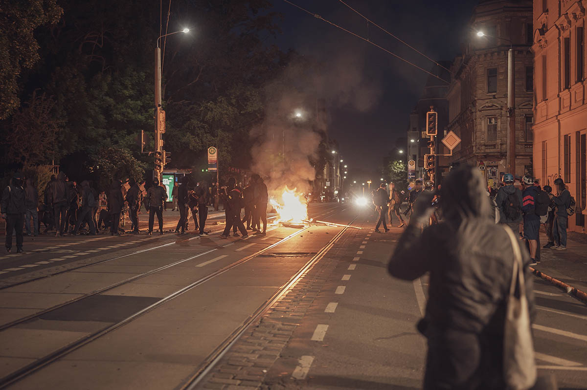 Proteste am 03.06. in Leipg Südvorstadt und Connewitz für Verammlungsfreiheit und Lina E.: