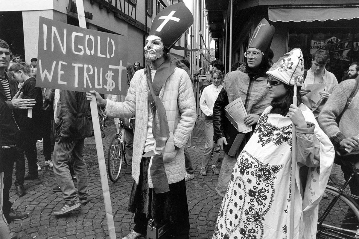 24.9.1988, Tübingen Anti-IWF- Demo: