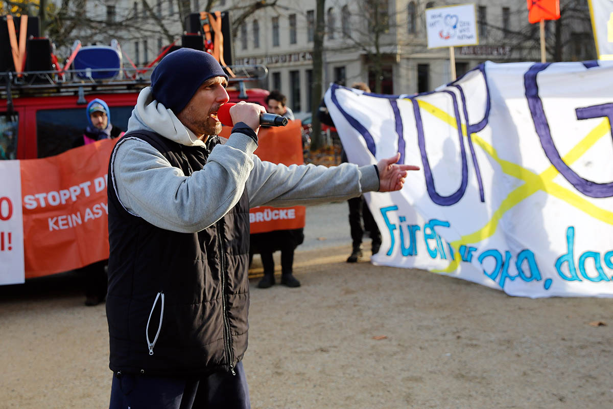 STOP GEAS Demo in Berlin, 26. November 2023: Array