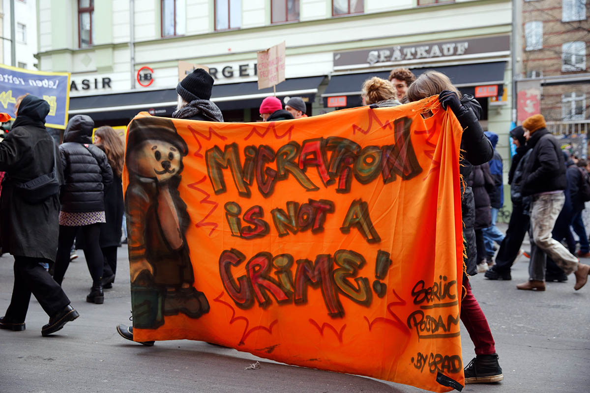 STOP GEAS Demo in Berlin, 26. November 2023: Array