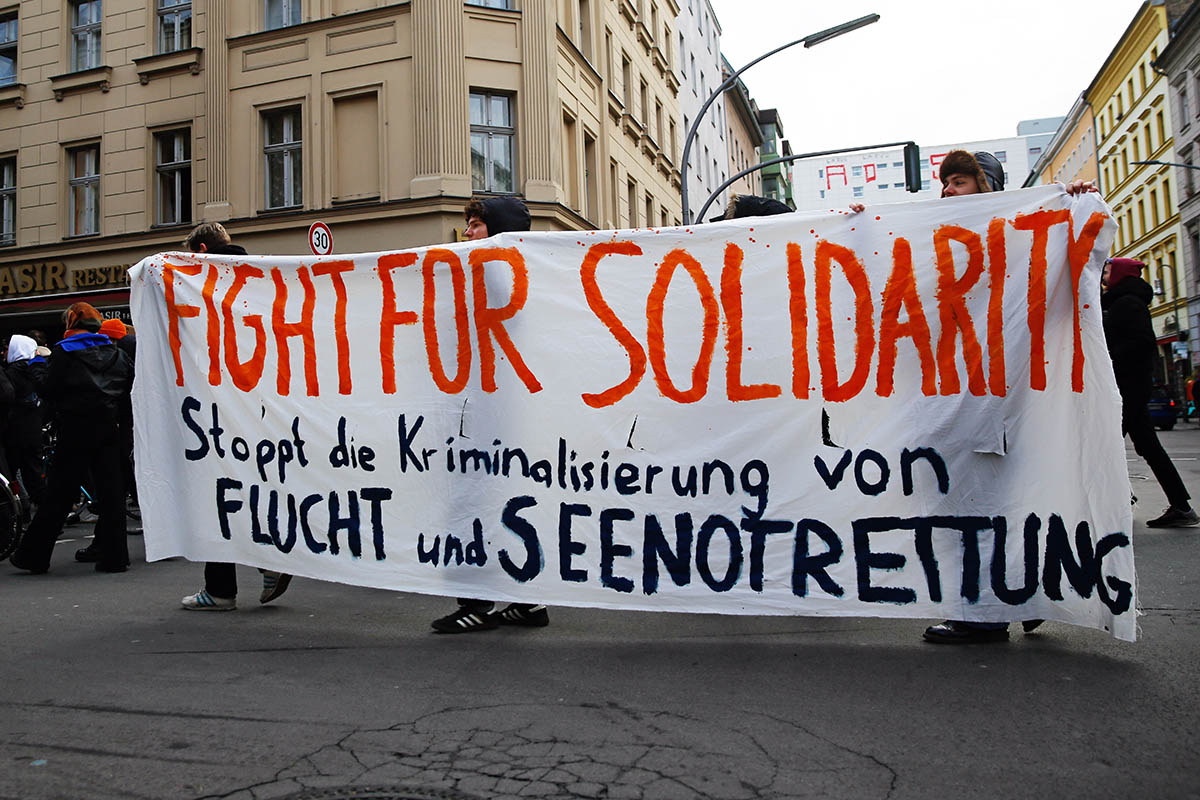 STOP GEAS Demo in Berlin, 26. November 2023: Array