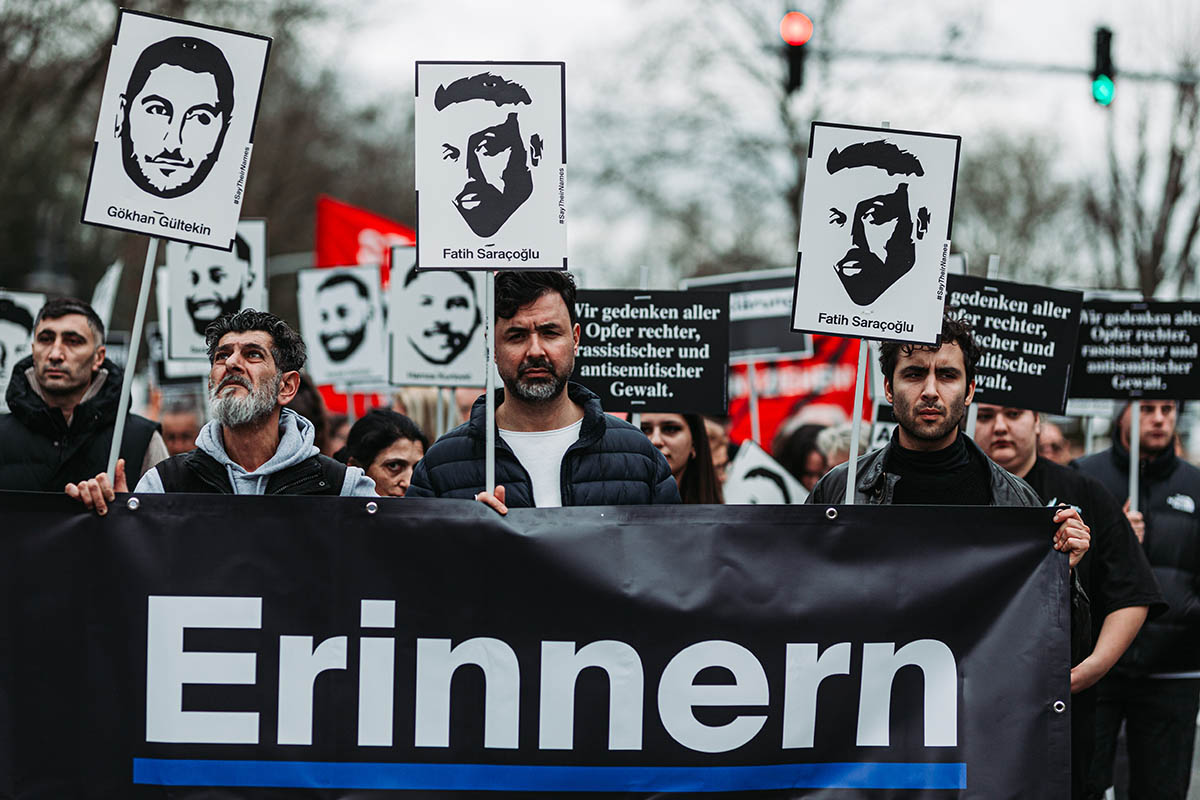 17.02.2024 - Hanau - Demo zum 4. Jahrestag: Array