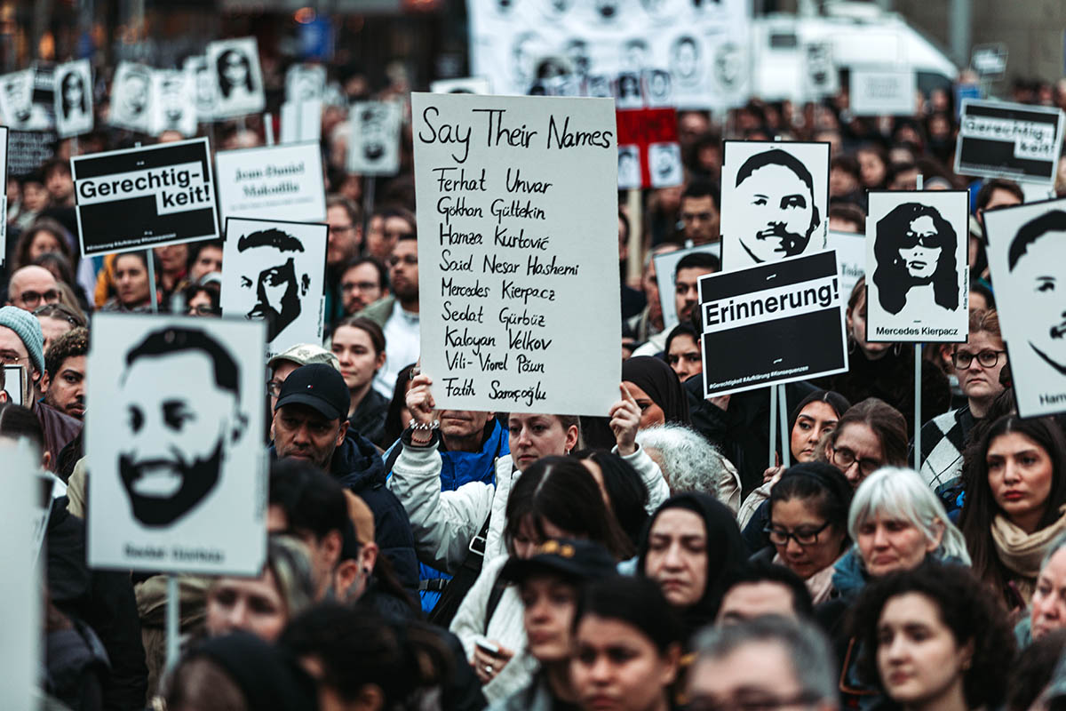 17.02.2024 - Hanau - Demo zum 4. Jahrestag: Array