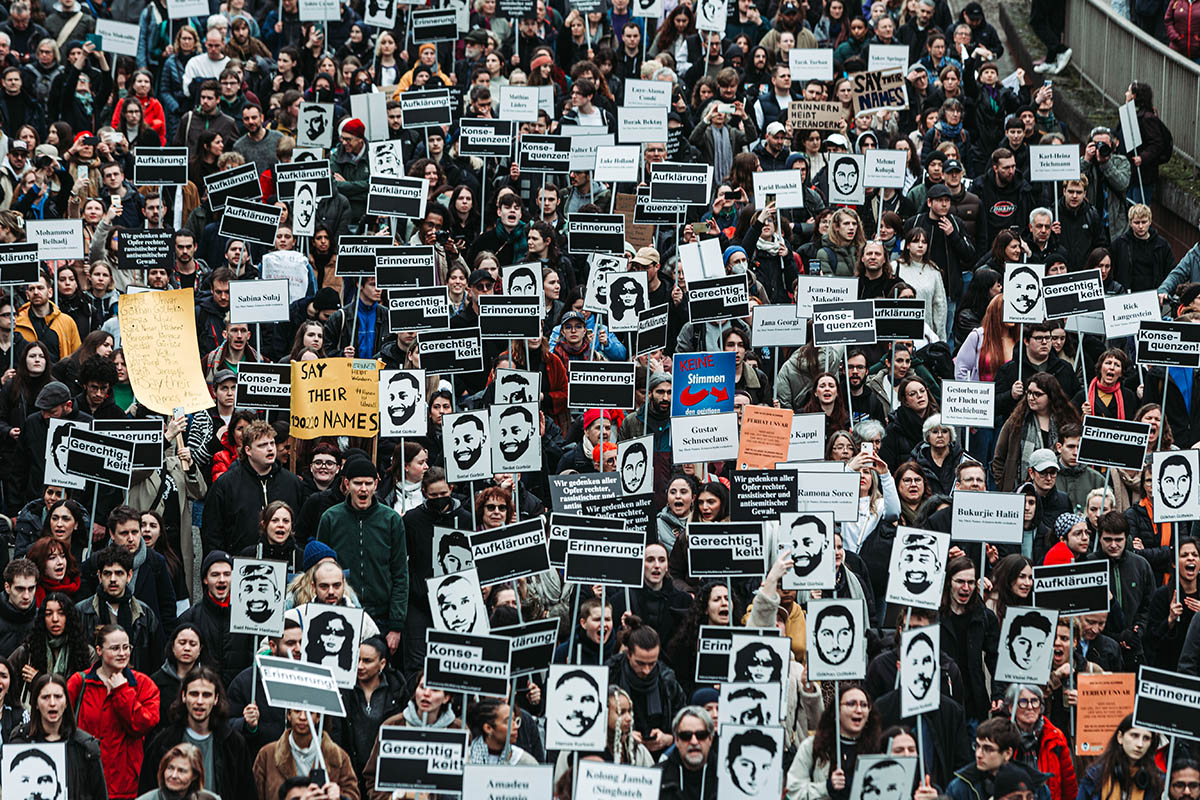 17.02.2024 - Hanau - Demo zum 4. Jahrestag: