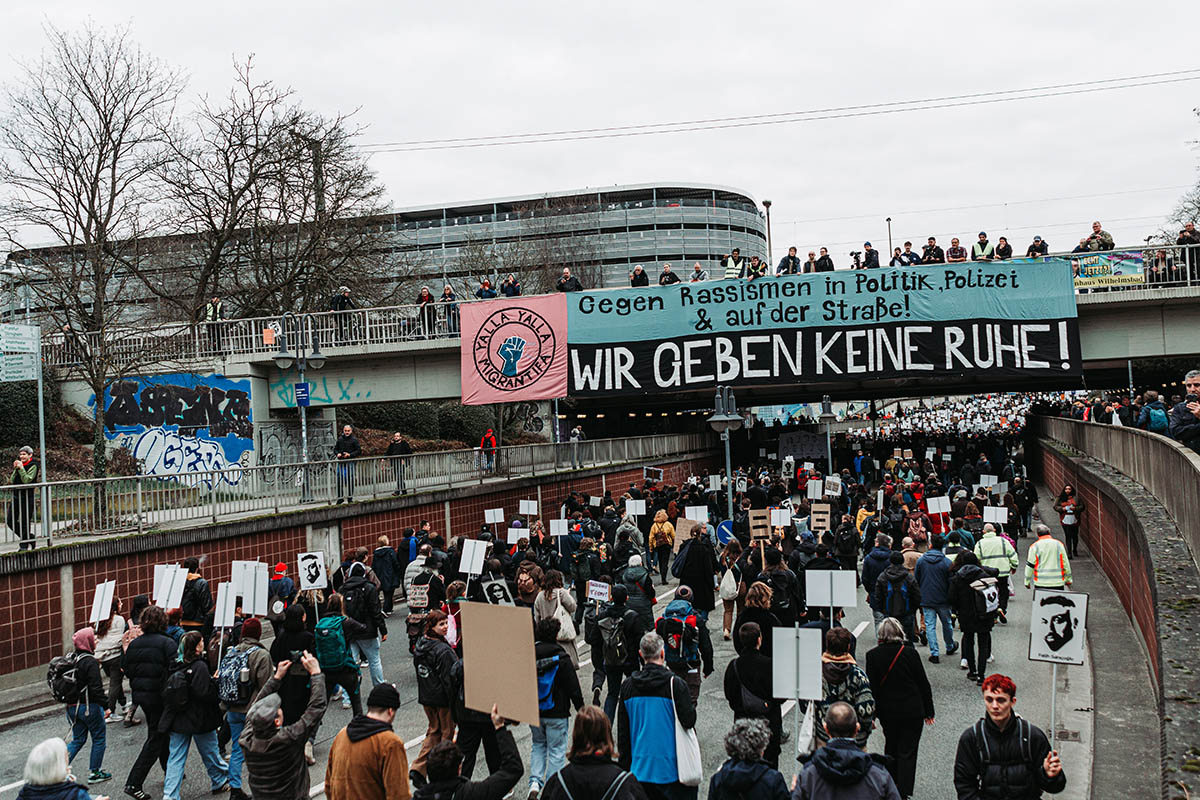 17.02.2024 - Hanau - Demo zum 4.. Jahrestag: Array