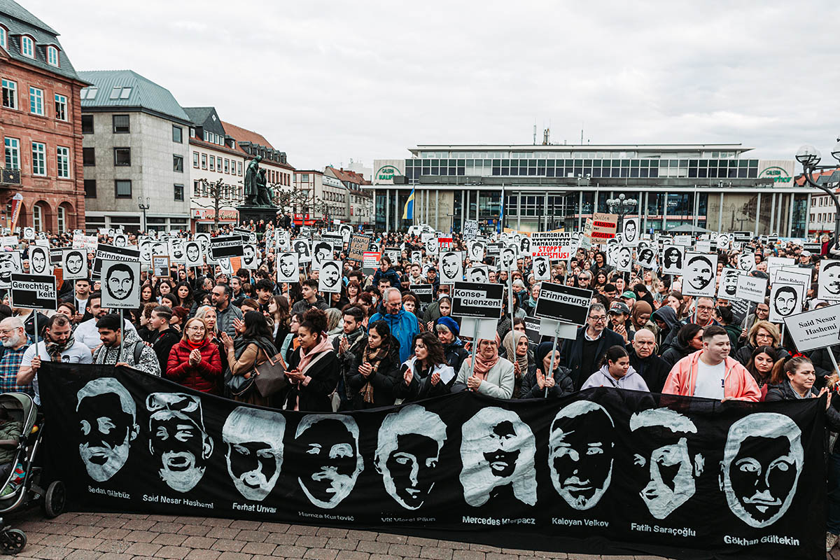 17.02.2024 - Hanau - Demo zum 4. Jahrestag: Array