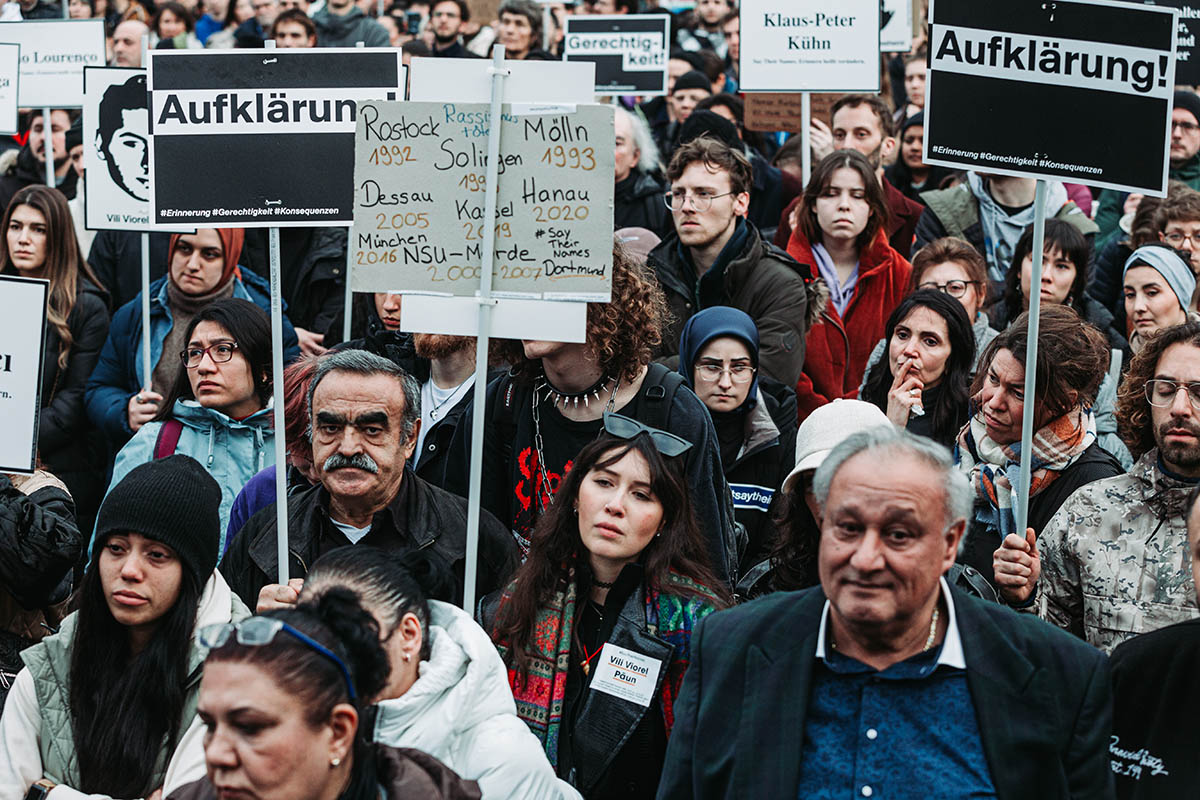 17.02.2024 - Hanau - Demo zum 4. Jahrestag: Array