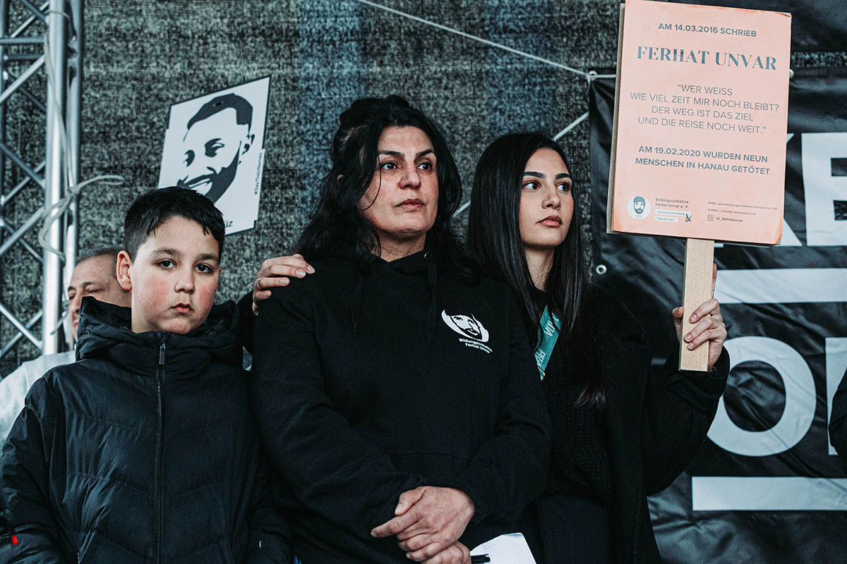 17.02.2024 - Hanau - Demo zum 4. Jahrestag: Array