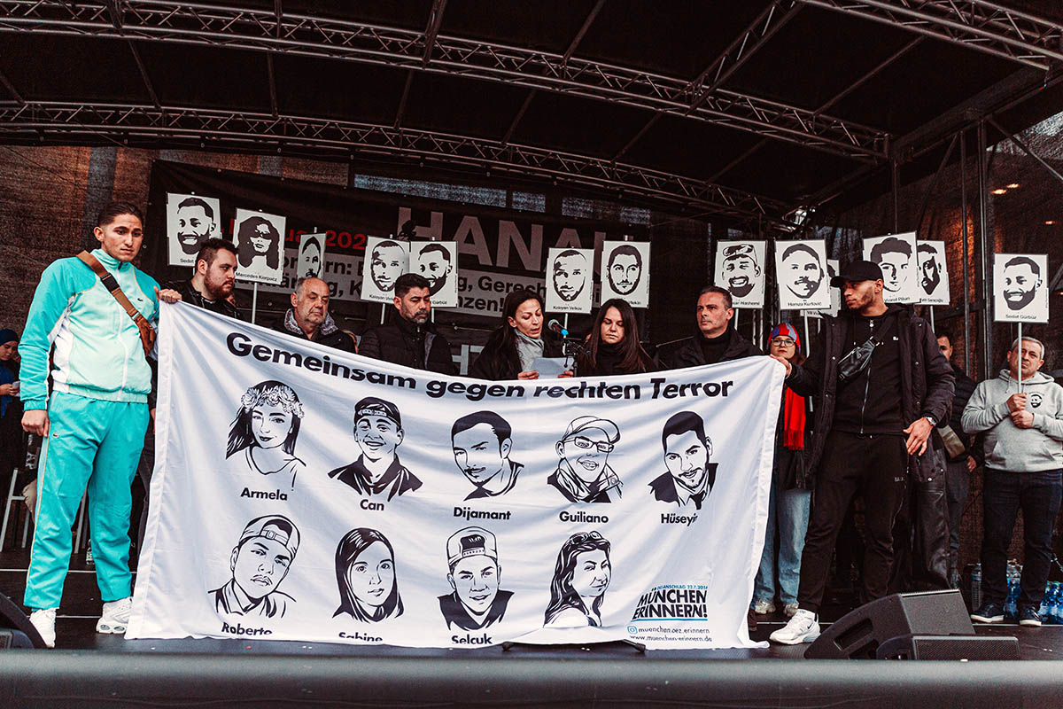 17.02.2024 - Hanau - Demo zum 4. Jahrestag: Array