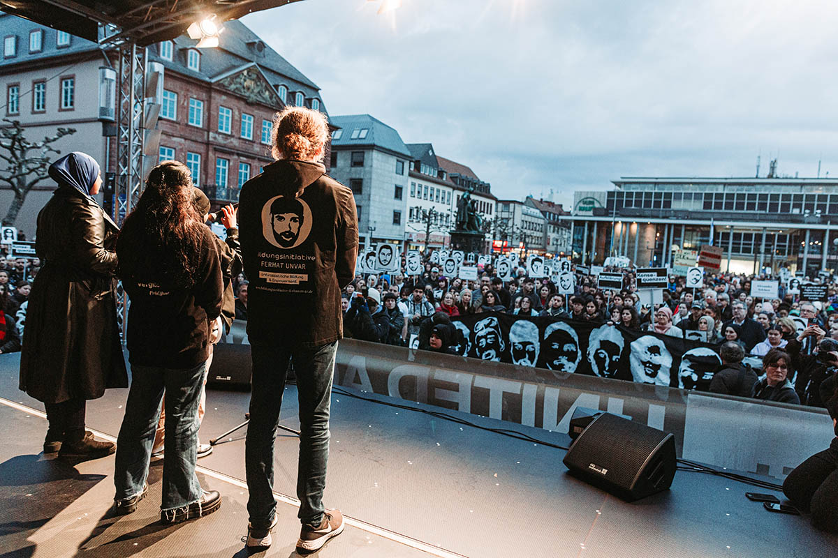 17.02.2024 - Hanau - Demo zum 4. Jahrestag: Array