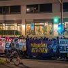 FINTA-Demo zur Walpurgisnacht unter dem Motto „Take back the night“:    Array