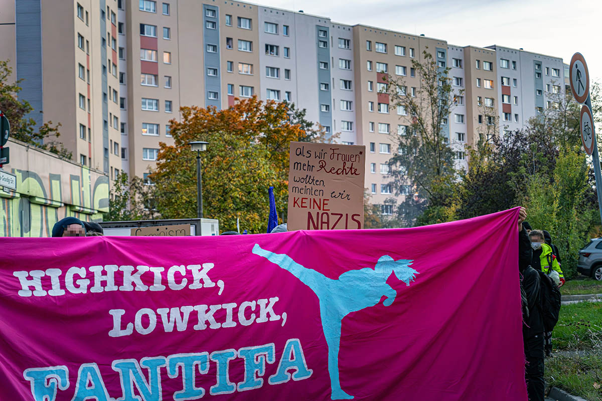 Demo „Patriarchat sterben lassen“ in Marzahn: