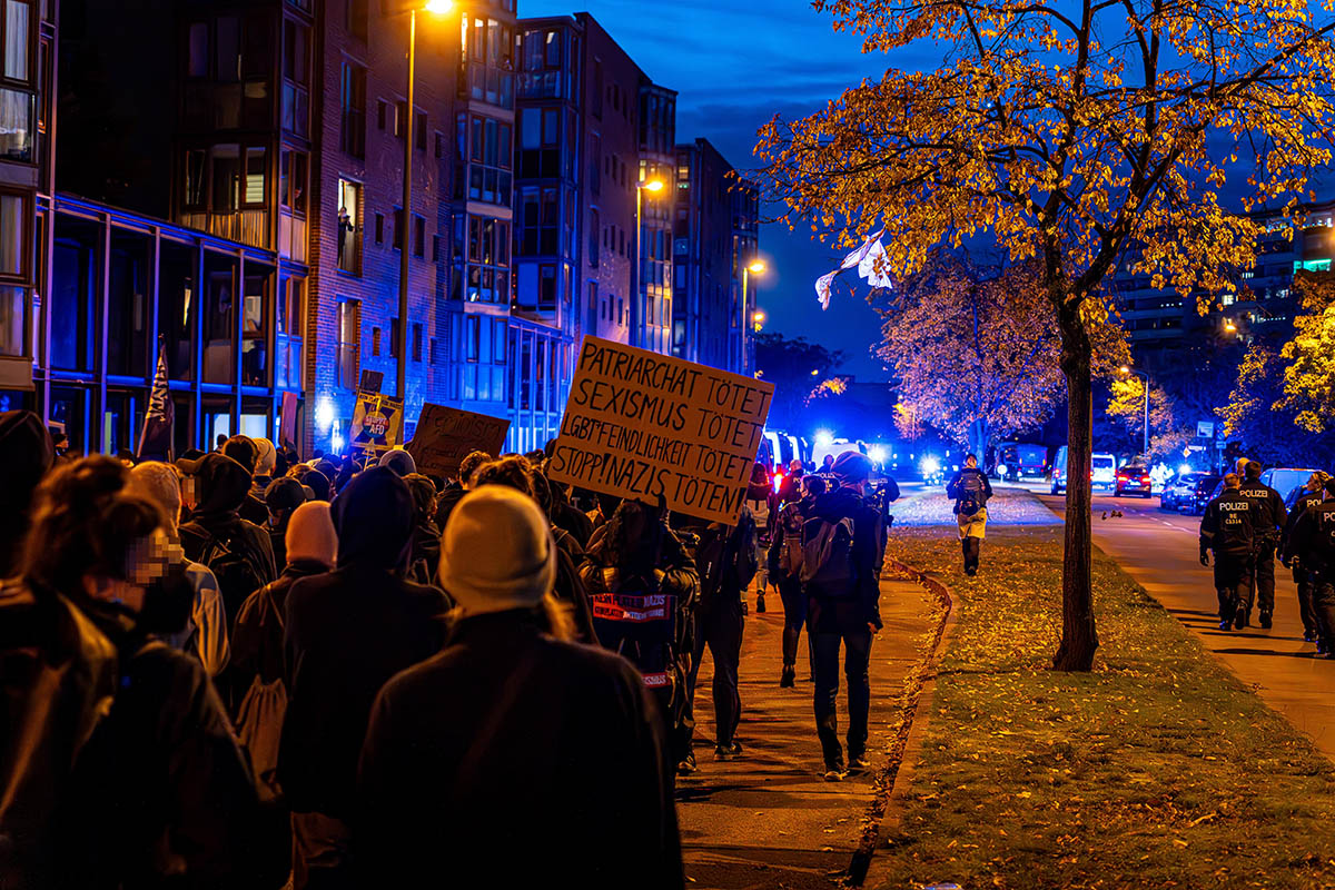Demo „Patriarchat sterben lassen“ in Marzahn: