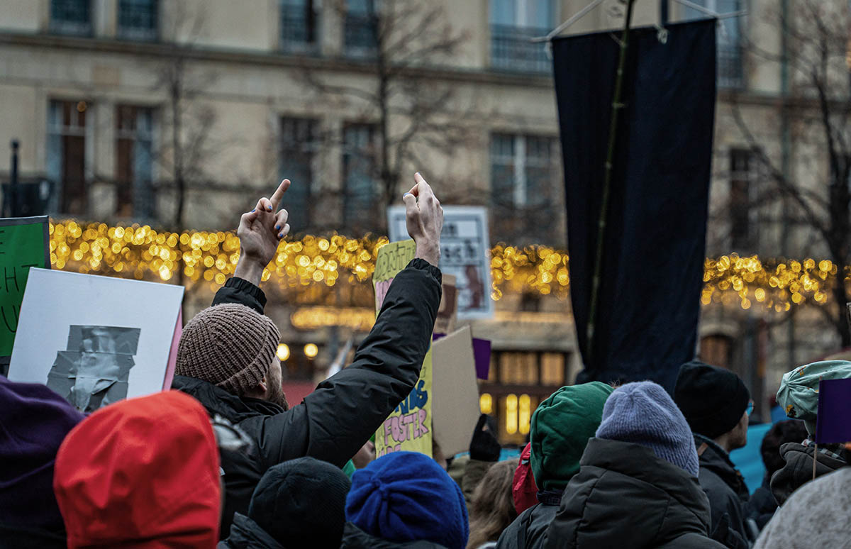 Protest „Abtreibungen legalisieren – jetzt!
Für die Abschaffung von §218“: Array