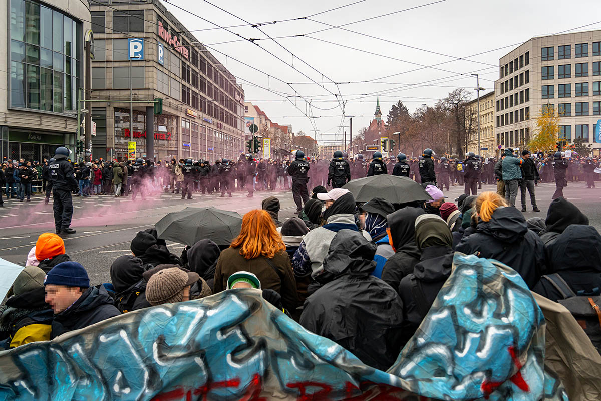 Gescheiterter Naziaufmarsch in Friedrichshain: Array