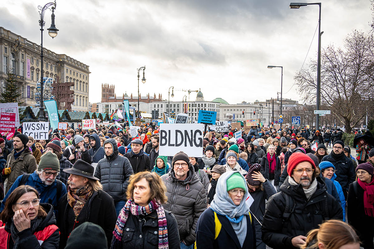 Demo „Berlin ist unkürzbar“: Array