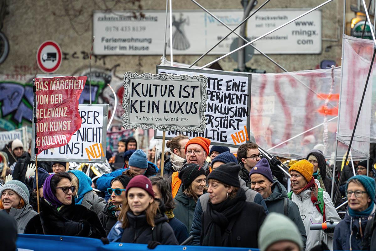 Demo „Berlin ist unkürzbar“: Array