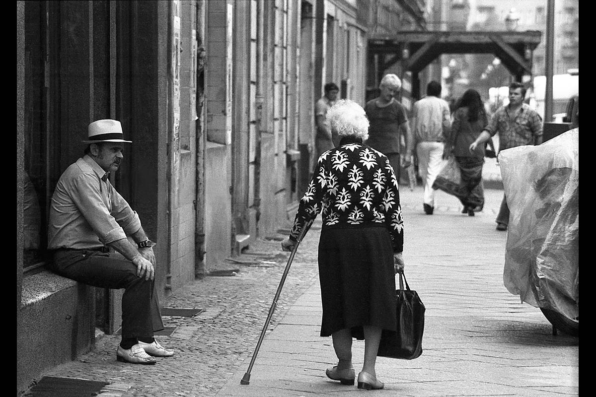 Wedding, Hochstädter Str., Straßenszene 1982: