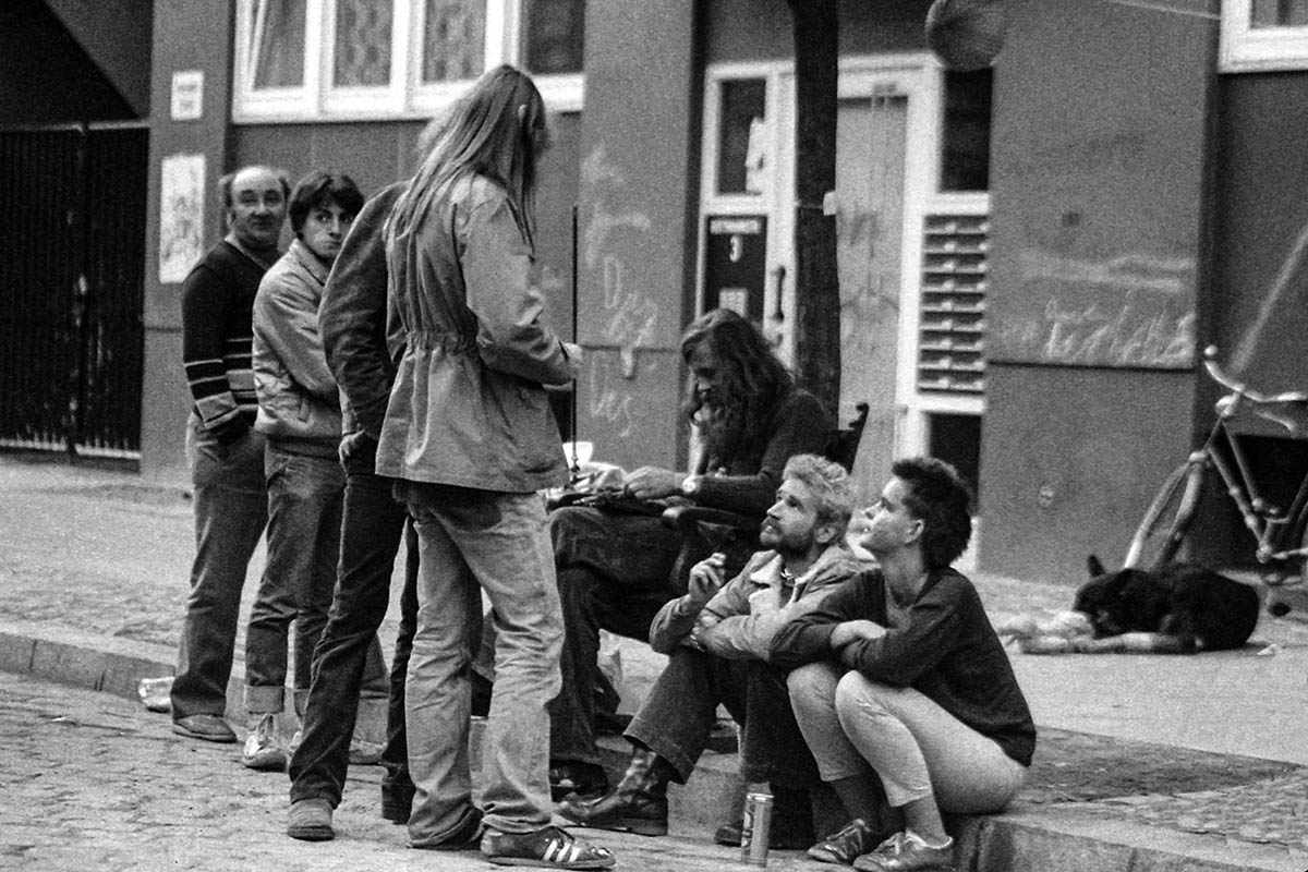 Wedding, Buttmannstr., beim Straßenfest  1982: