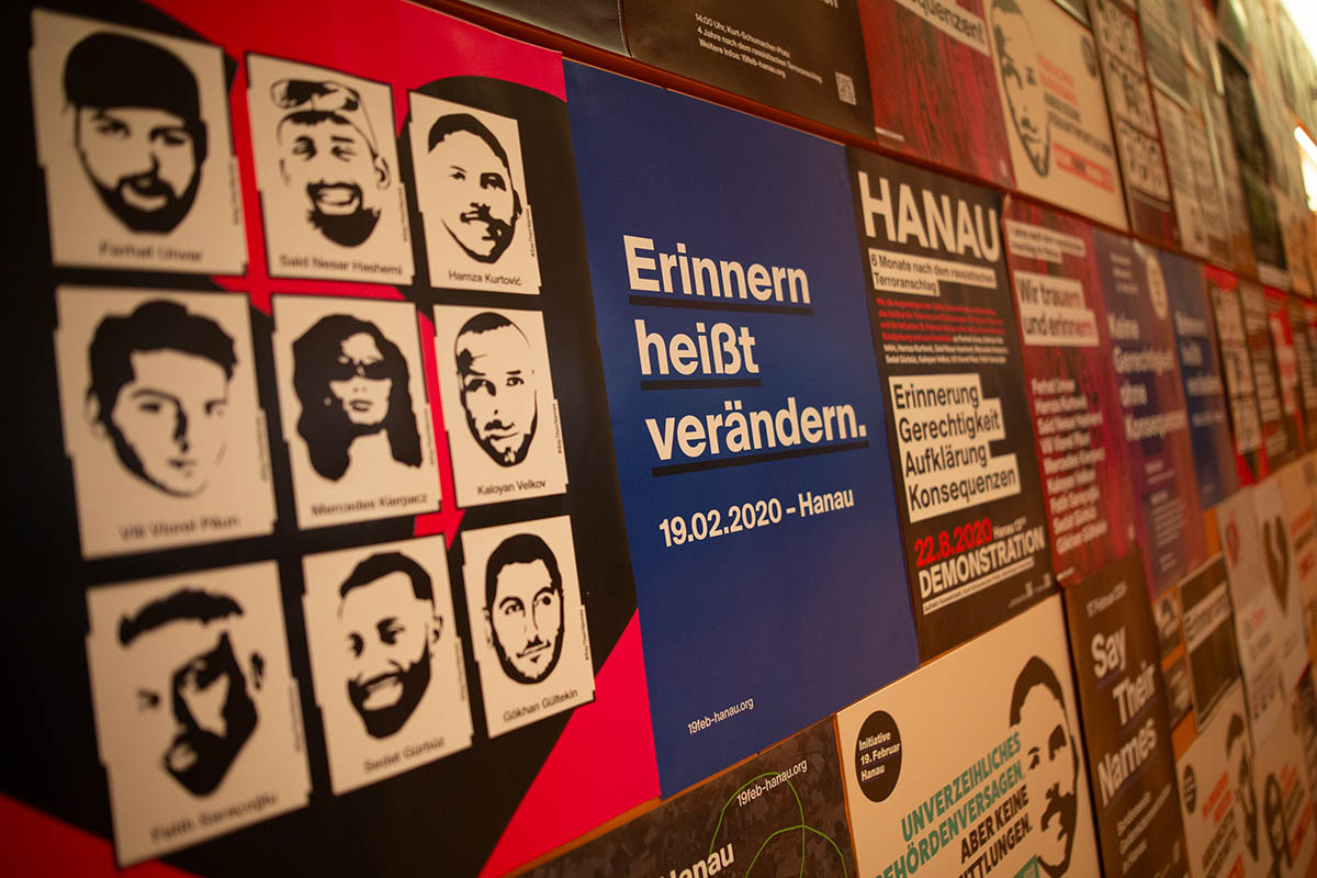 Gedenkveranstaltung am 15.02.2025 im Congress Park Hanau zum fünftes Jahrestag: Array