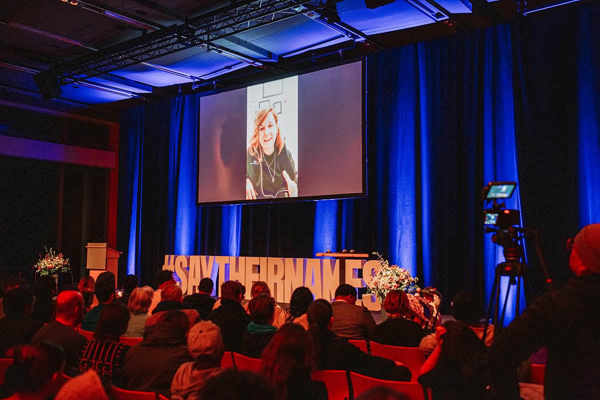 Gedenkveranstaltung am 15.02.2025 im Congress Park Hanau zum fünftes Jahrestag: Array
