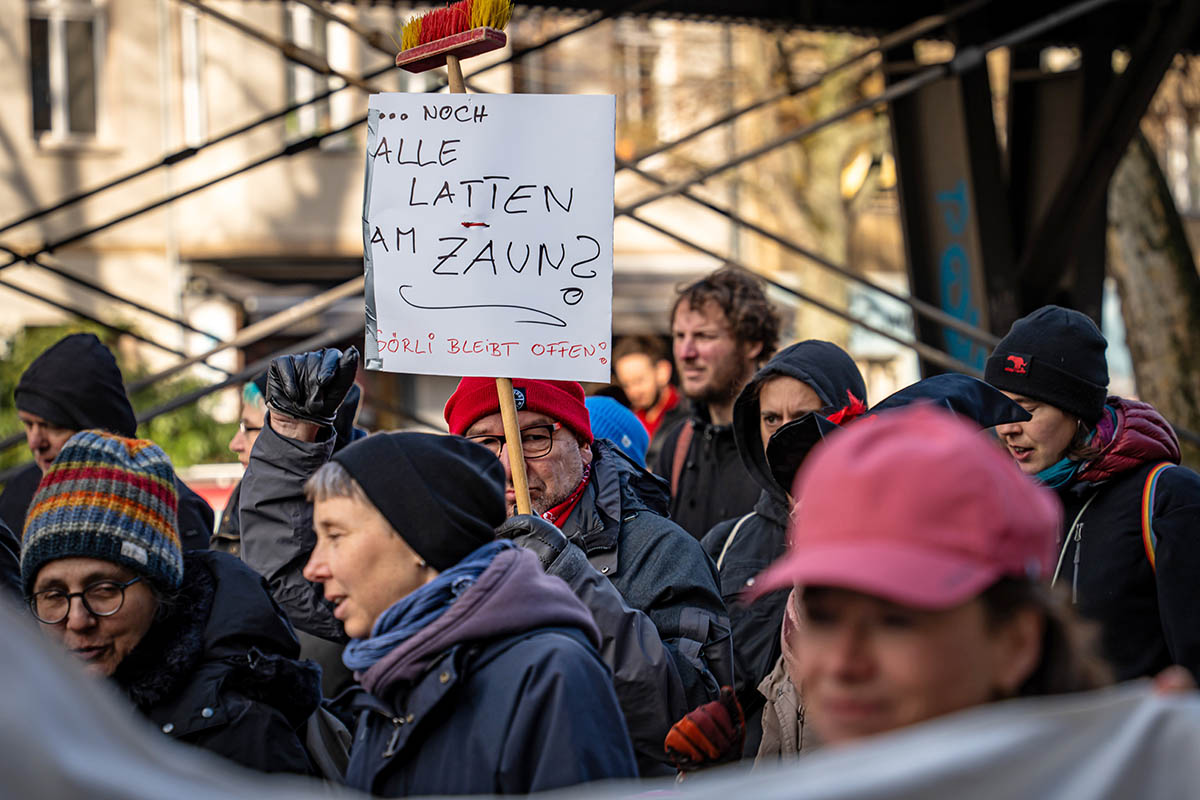 Protest für einen offenen Görlitzer Park: Array