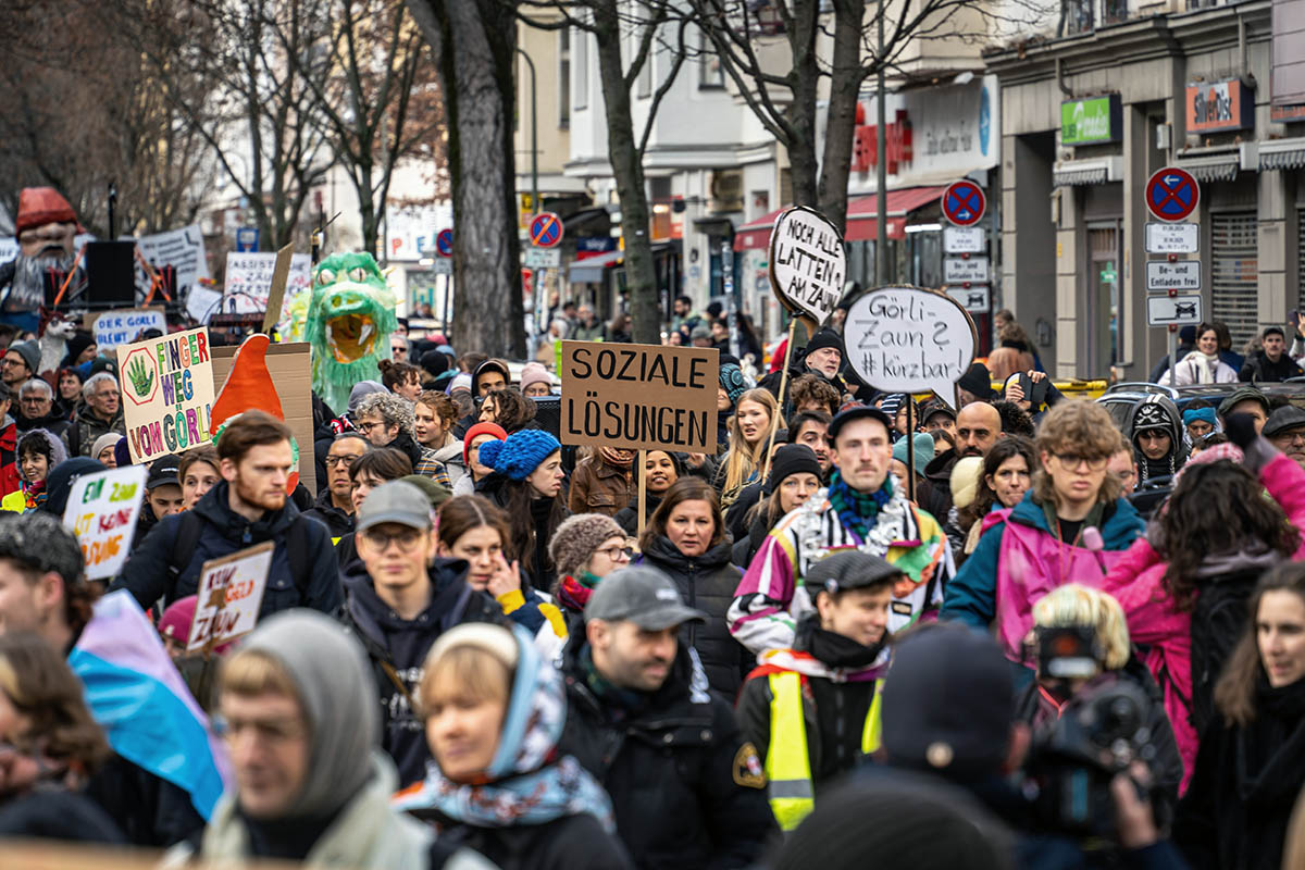 Protest für einen offenen Görlitzer Park: Array