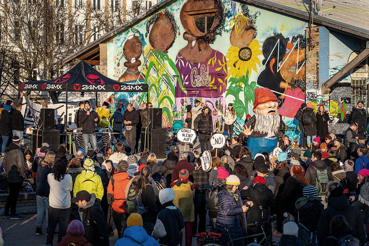 Protest für einen offenen Görlitzer Park: Array