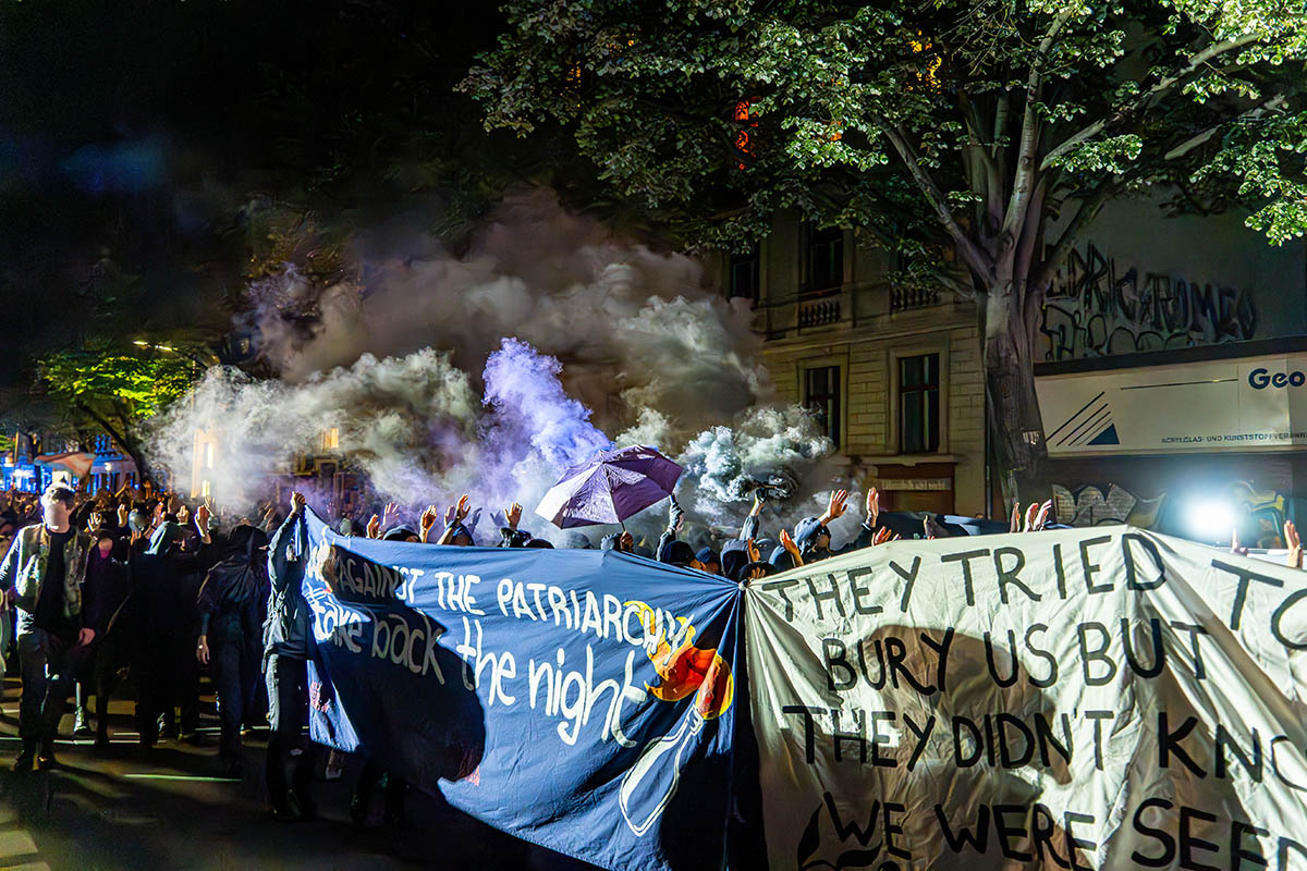Queerfeministische Walpurgisnachtdemo in Berlin: Array
