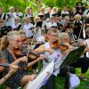 Konzert des Protestorchesters Lebenslaute zum 80ten Jahrestags des Atombombenabwurfs auf Nagsaki, Potsdam, 09.08.2025:    Array